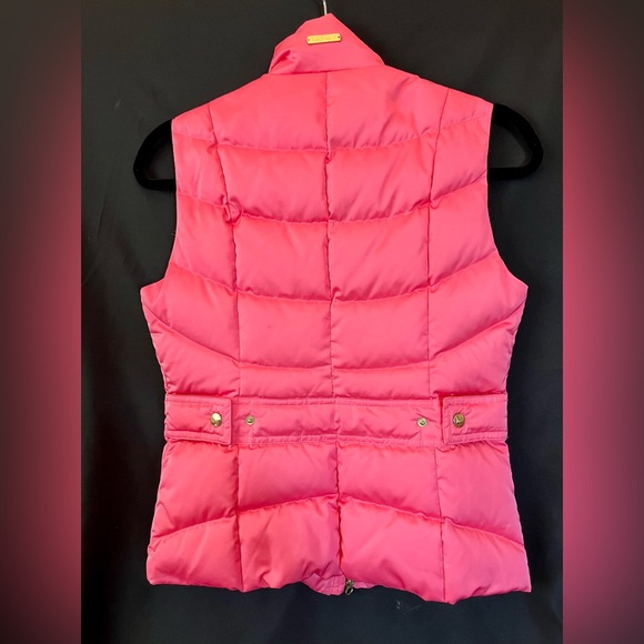 Lily Pulitzer Isabella Flamingo Pink Down Vest Size XS, Like new! - Picture 3 of 9